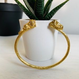 Banana Republic Gold Lion Bracelet
